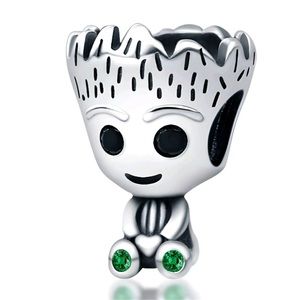 Groot Charm, S925 Silver Charm fits Pandora Charms Bracelet